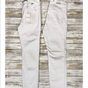 Distressed white Judy Blue jeans.